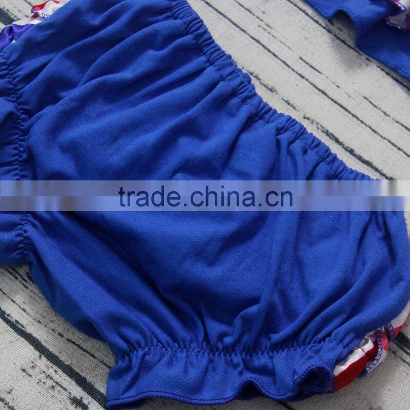 Royal Blue 4th Of July Clothes St Patricks Day Clothing Swing Top Set M7042006