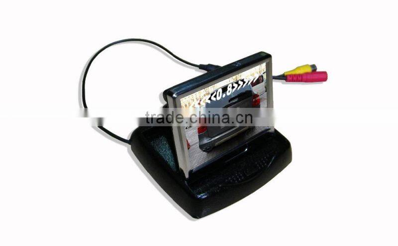 3.5" tft lcd monitor with camera and parking sensor