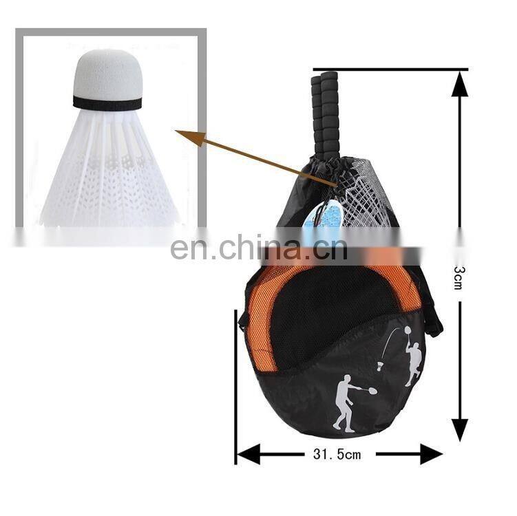 Wholesale Beach Jumbo badminton racket with two ball