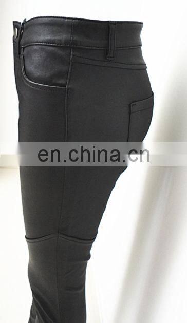 wholesale stretch leather leggings stretch pants genuine leather pants for women