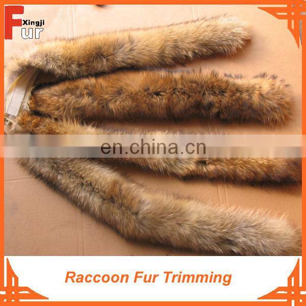 3*70cm Wholesale Raccoon Fur Trimming