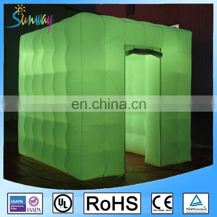 Changing Colors Inflatable Tent With LED Light Photo Booth With A Remote Controller