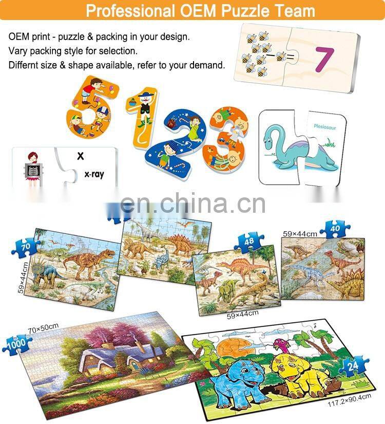 Adult cardboard jigsaw puzzle custom puzzle 5000 pieces