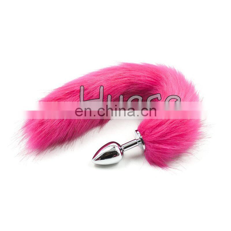 Sexy fake fox tail anal plug butt plug anal sex toys for women adult toy