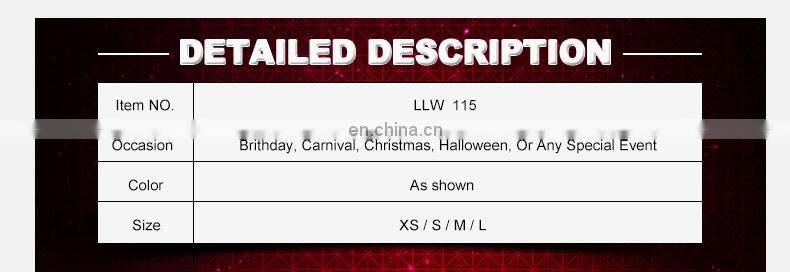 Christmas Holiday Long Snow White Dress Costumes Sexy Santa Costumes for Girls