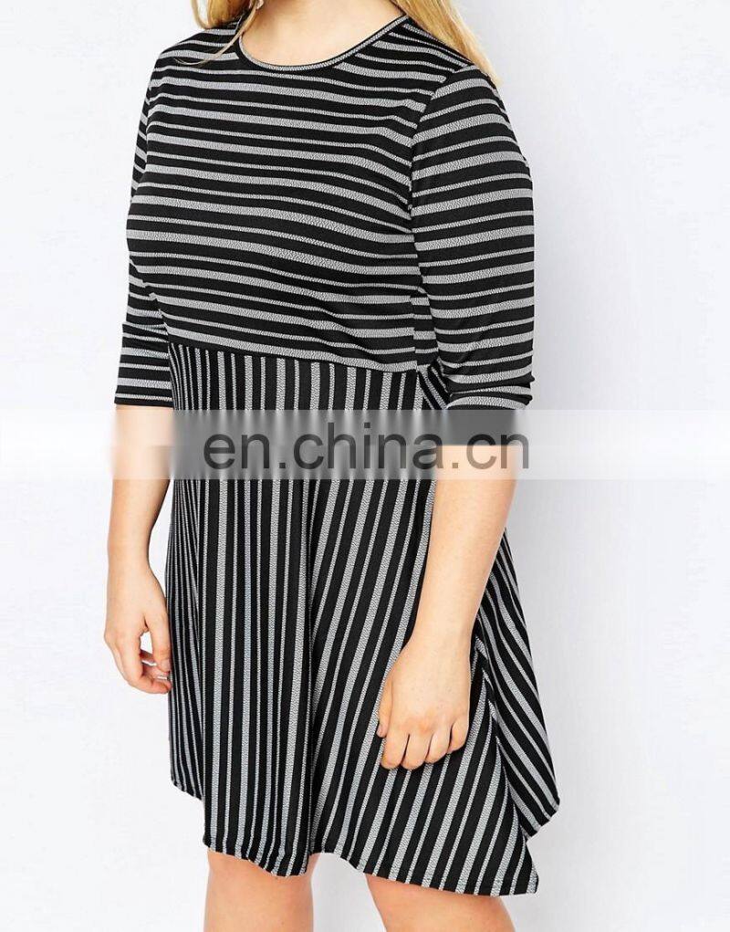 Plus size women clothing oem custom womens clothing fat women dresses