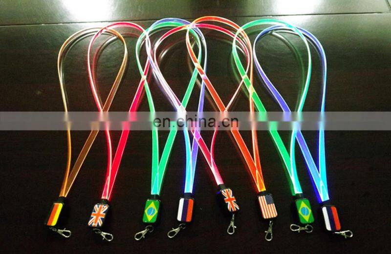 NEW party LED lanyard led flashing lanyards led flashlight necklace