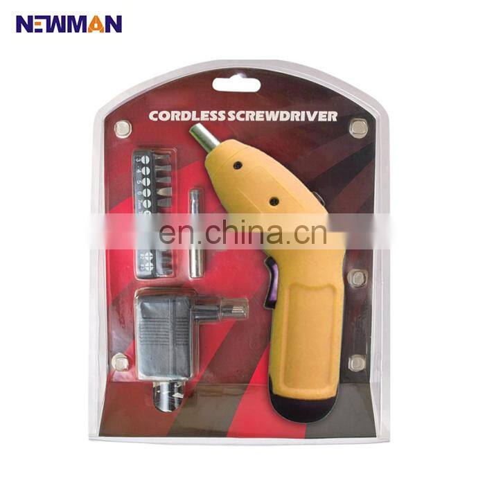 12v Rechargeable drill cordless screwdriver tools,professional electric screwdriver set