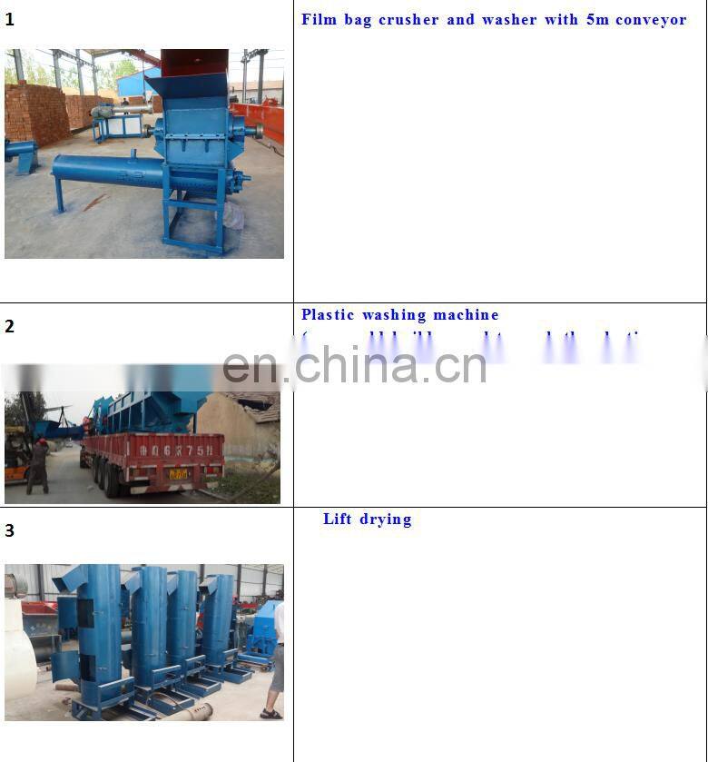Plastic granules extrusion plant Lldpe film pelletizer machine