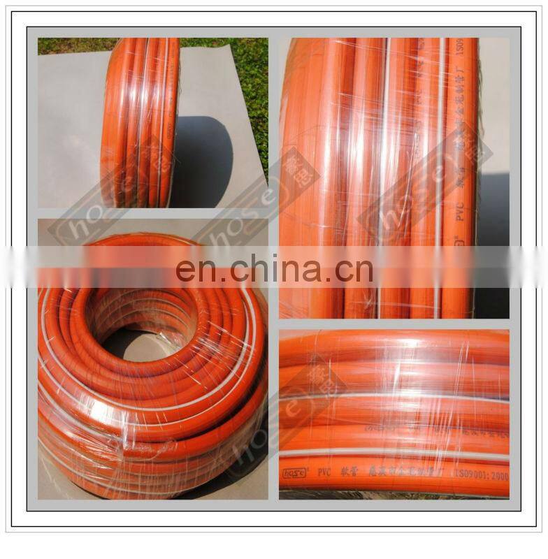 5/16" 3/8" Good Quality Orange PVC LPG Gas Cooker Pipe Hose Specialized in Spain