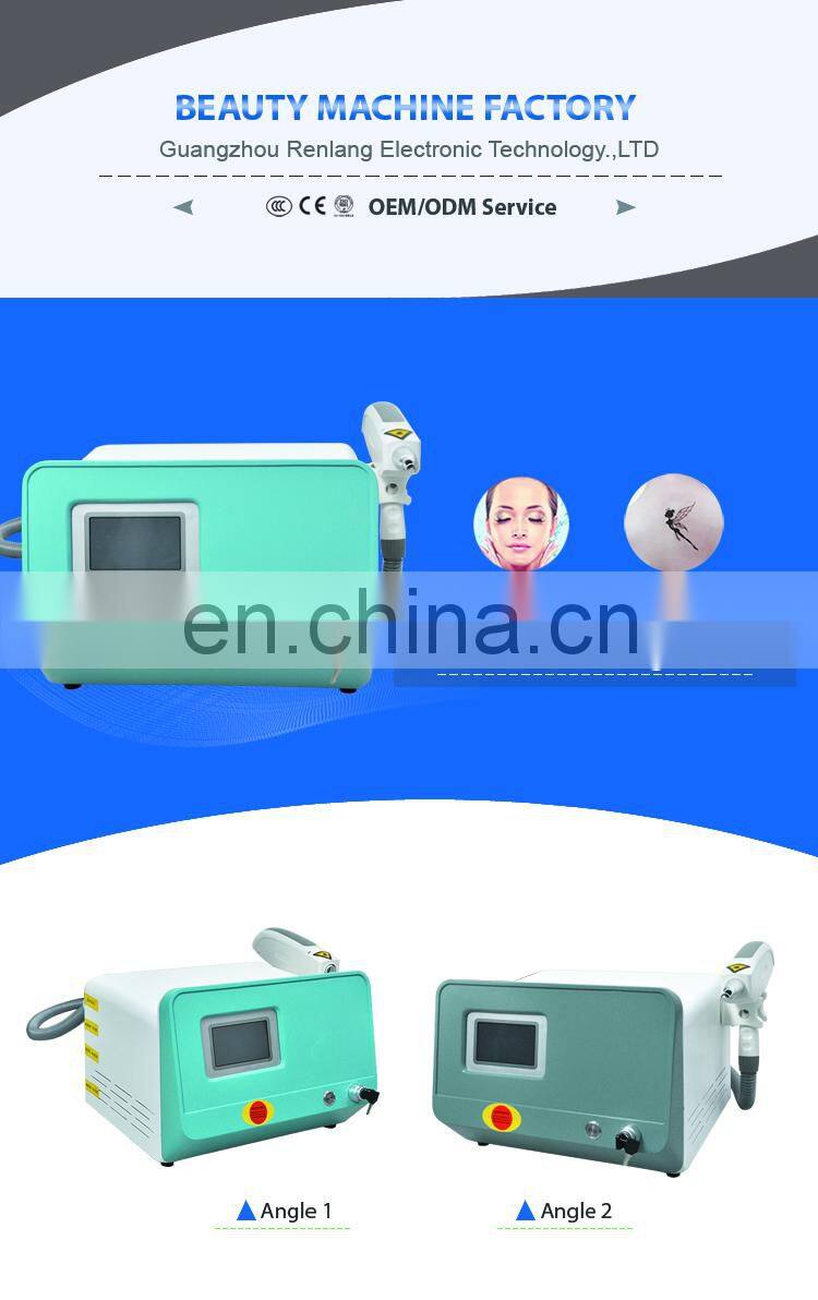 Q switched nd yag laser birthmark removal tattoo removal laser device with CE approved