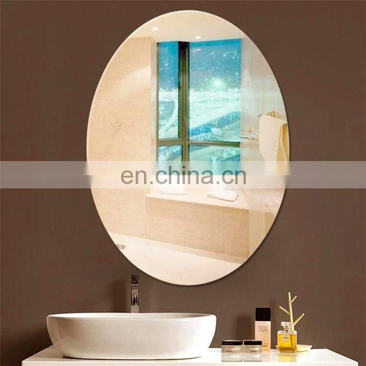 4mm Safety Bathroom Mirror Glass Back With CAI Film
