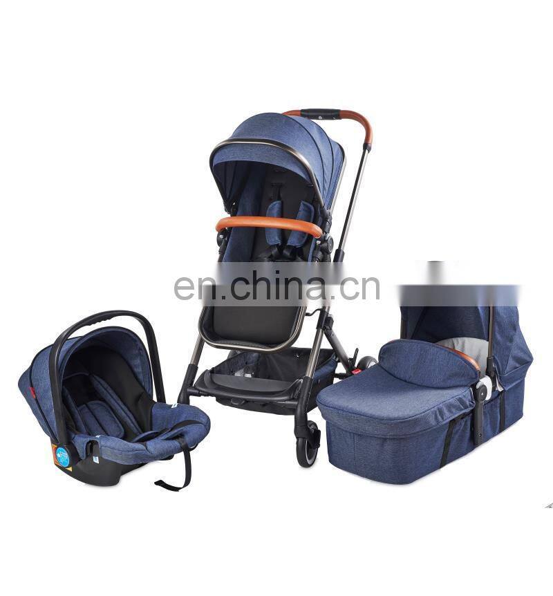 factory 2 in 1 aluminum alloy frame foldable pram pushchair stroller