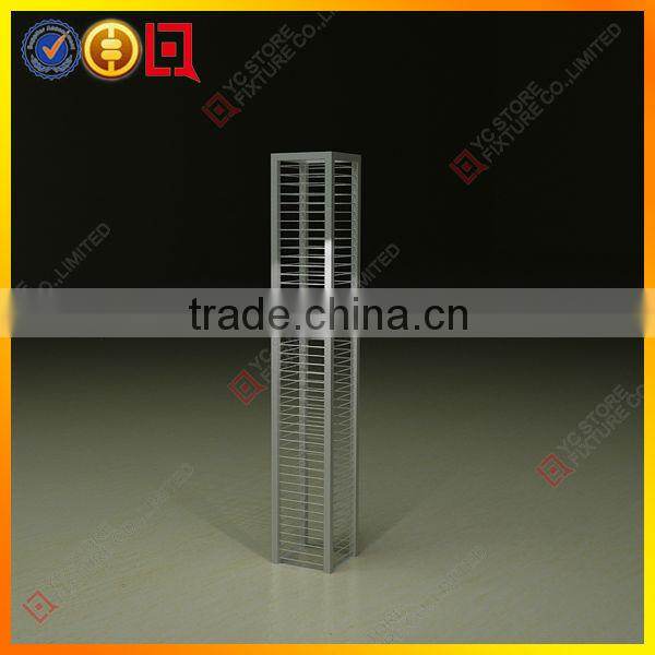 Square wire rack display