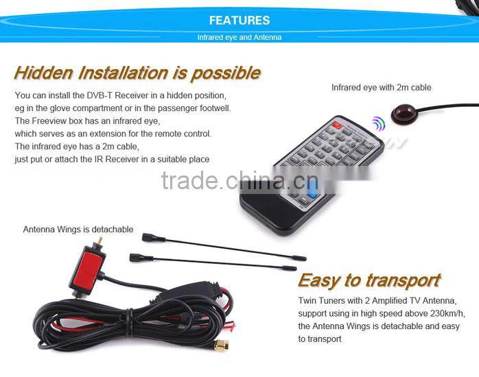 Erisin ES238D Car Video DVD Digital TV Box