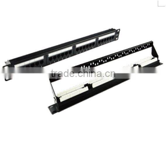 high standard 24 Port matel Cat6 Patch Panel