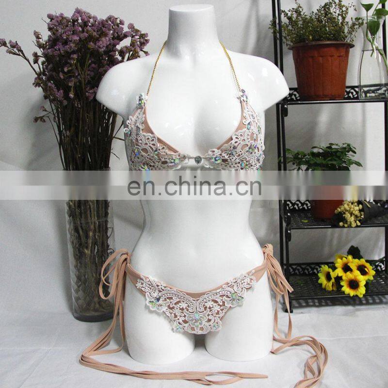 Crystal Bikini Women Sexy Swimwear Swimsuit Bandage Bathing Suit Set Hot Beach wear