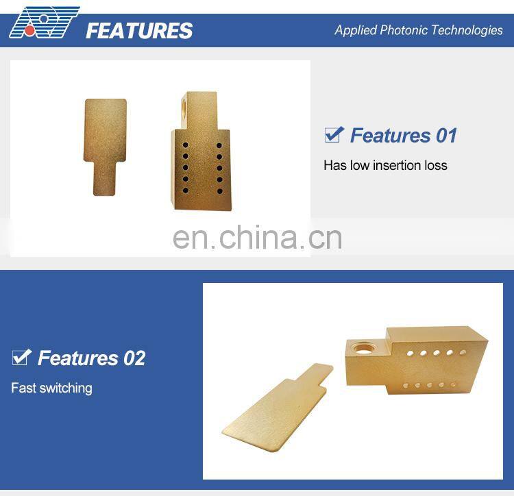 Latching and non-latching 1x2 optical fiber switch