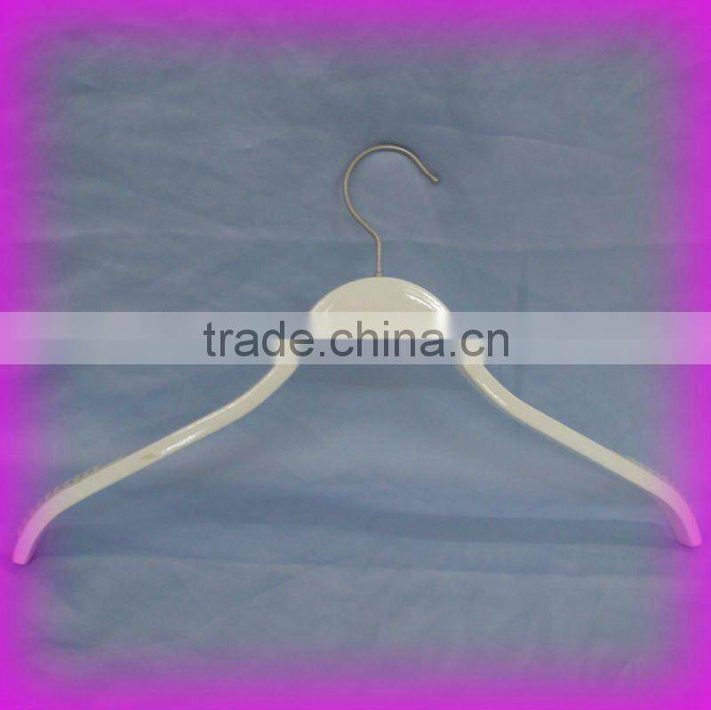 DA21 contoured natural laminated wooden hot sale hanger coats