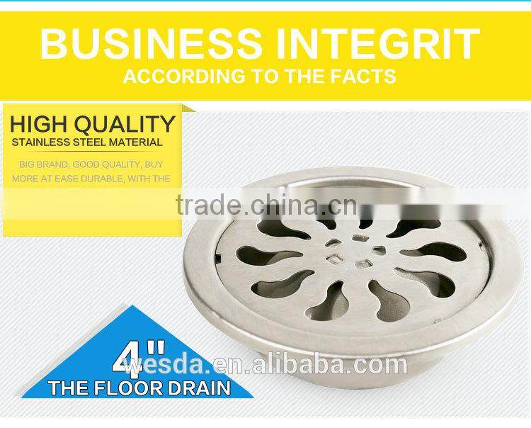Wesda hot sale Stainless Steel Mirror Polished Floor Drain