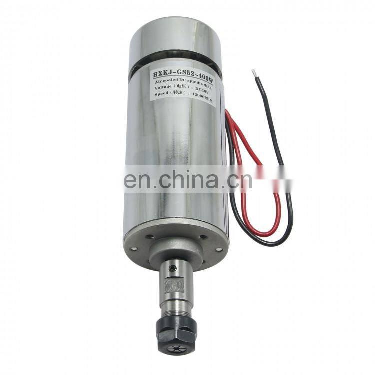 CNC ROUTER MILLING Air Cooled ER11 12-48V 400W Spindle Motor & PWM Speed Controller & Mount