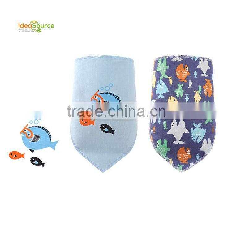 2016 new design baby bibs, lovely triangular bandage