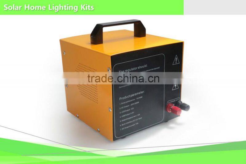 USB Function Bright solar poly crystalline silicon long life home solar kit