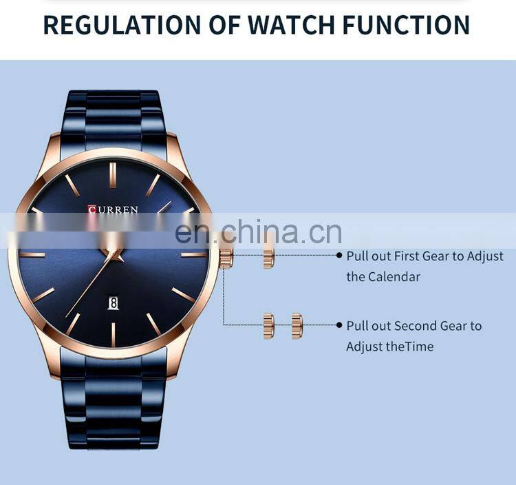 CURREN 8357 Charm Mens Watches Online Japanese Quartz Stainless Steel Strap Men Luxury Business Watches