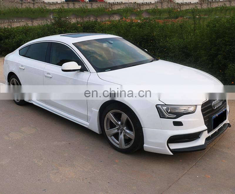 Runde ABS Material Old Audi A5 Four Door Modified Small Bodykit A5 Two Door Front Rear Lip Side Skirt For 2013-2016 Audi A5 bodykit