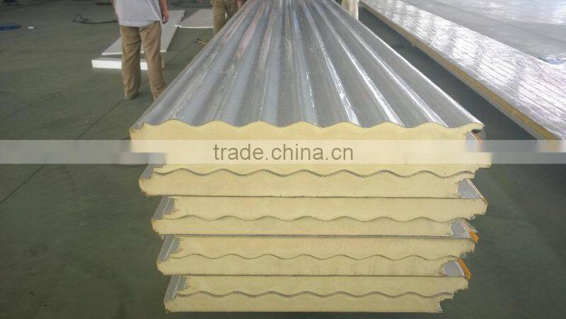PU coolroom / coldroom sandwich panel for large size coldroom use