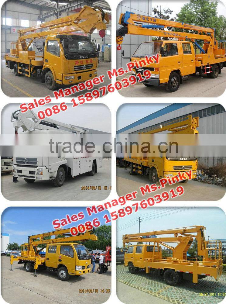 Overhead Working Truck 20m Street Light Maintenance Vehicles For Sales by our Factory