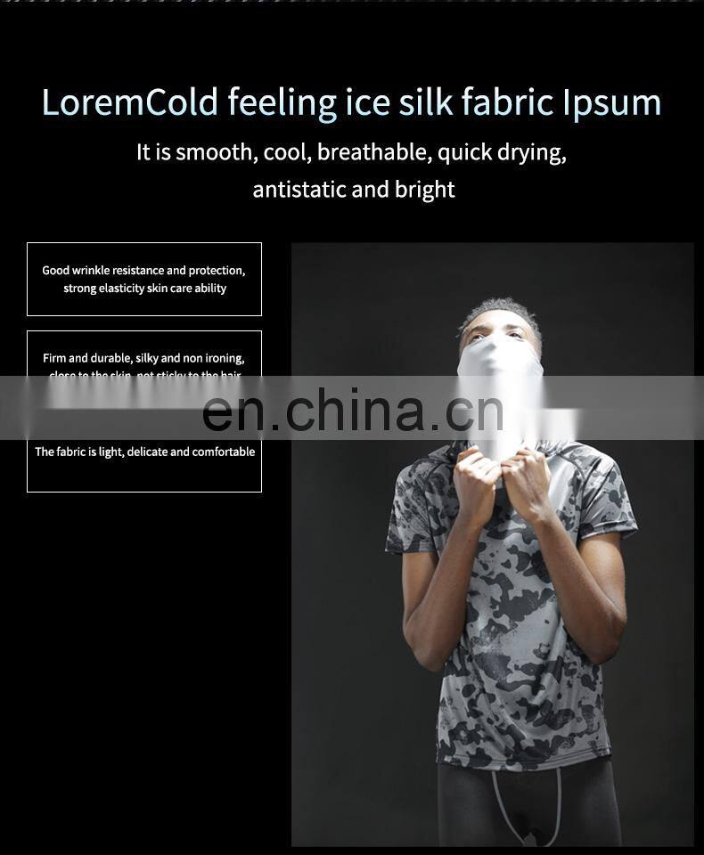 Summer outdoor sunscreen bib cover men's neck guard riding mask magic face towel thin ice silk anti-ultraviolet headscarf