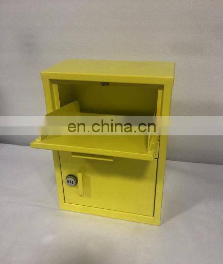 Galvanized Steel Power Coating Free Standing Parcel Drop Box Standing Mail Box