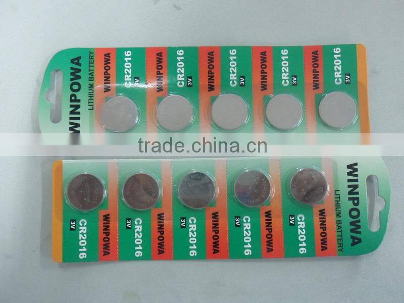 watch battery 3v coin cell cr2016 with good price
