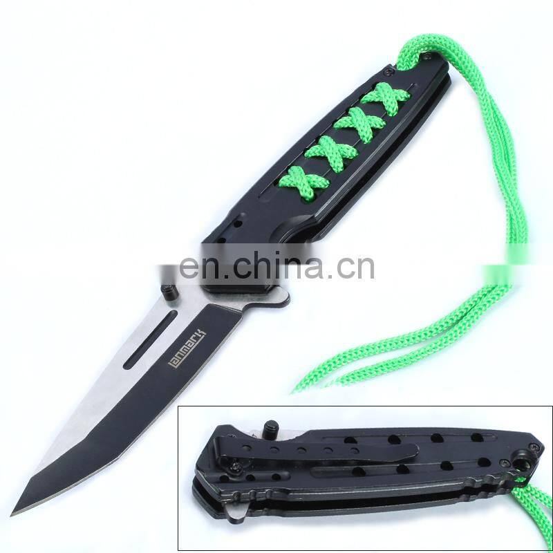 8.3 Inch Stainless steel tying handle stainless steel folding survival camping knife