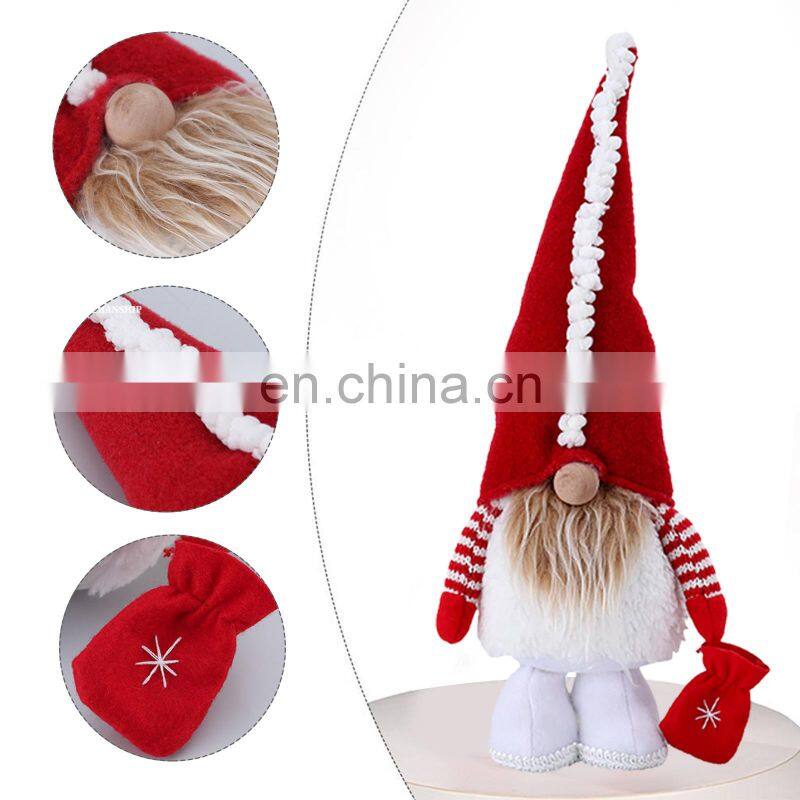 Christmas Faceless Gnome Santa Xmas Tree Hanging Ornament Doll Decoration For Home Pendant Gifts Drop Xmas Ornaments Party