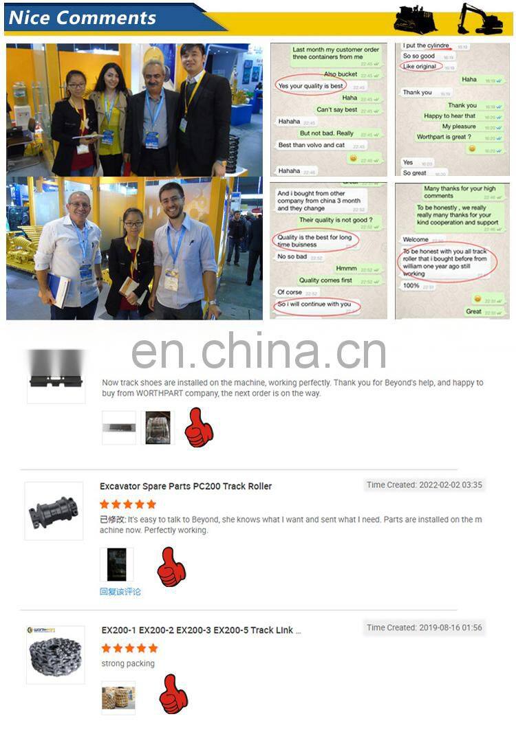 Excavator Pc200 Undercarriage Spare Parts Track Roller Track Link Chains Sprocket Idler Track Shoe Assy