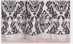 100% Polyester Elegant Solid Window Curtain Made In China