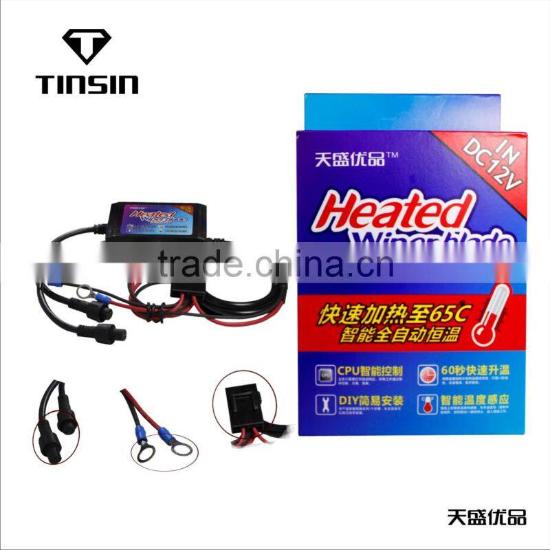 tinsin 12V aotomobiles car boneless intelligent heated wiper blade windshield windscreen wiper blades factory