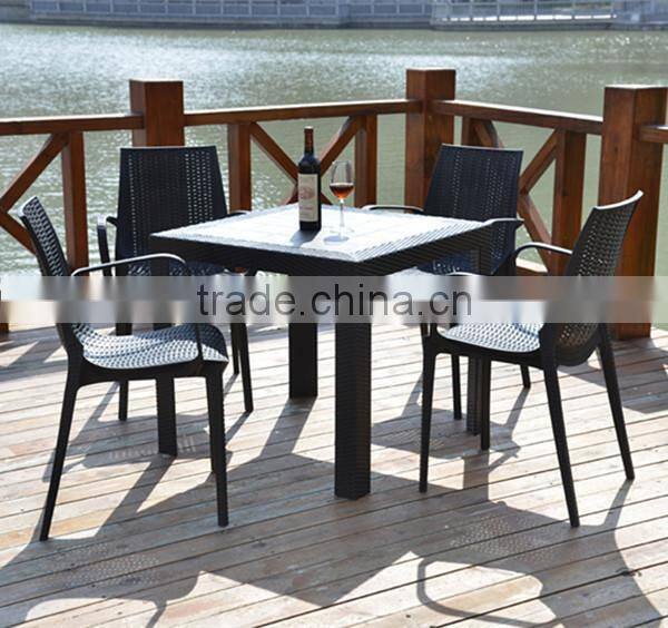 Plastic Rattan furniture for outdoor