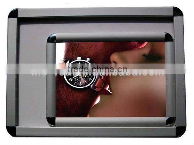 Advertising Open poster frame in elevator