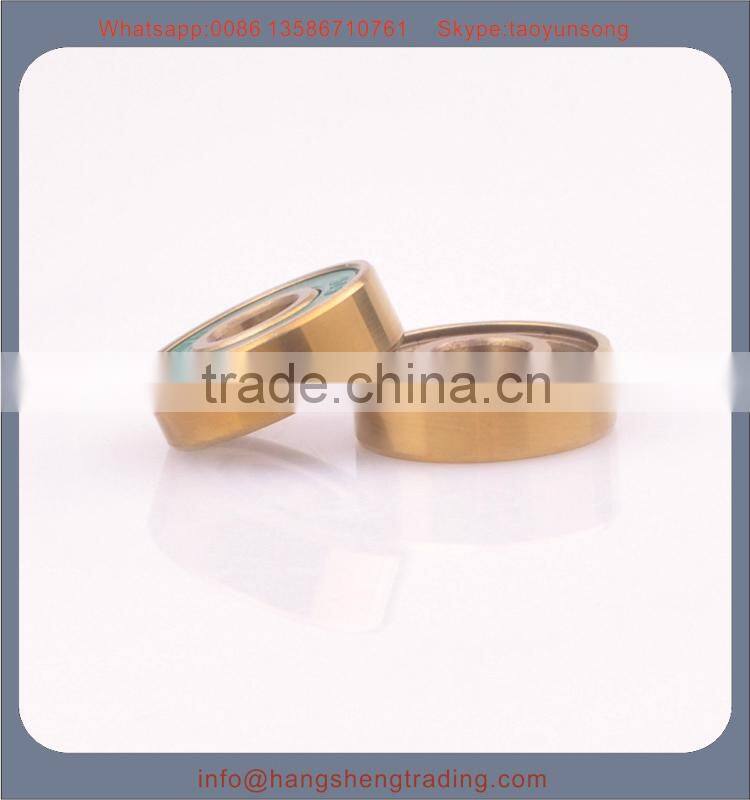 Spin itself max 4 minutes 10 seconds golden color derby skate bearing