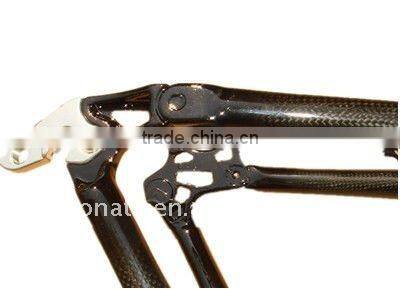 MTB carbon fiber bike frame 3k finish