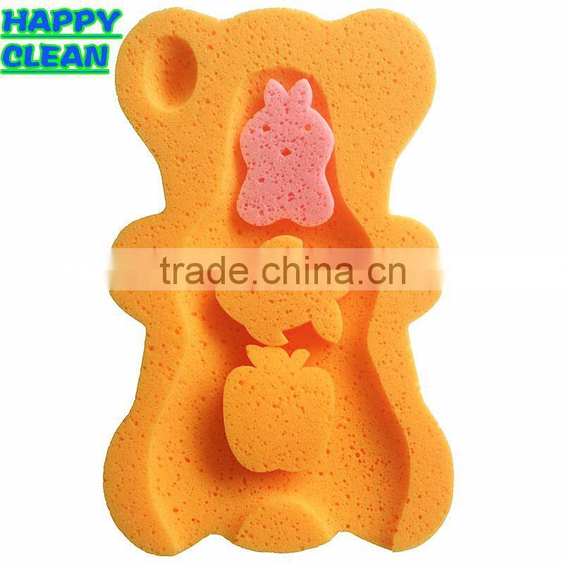 Eco-Friendly Bear Shaped Funny Baby Bath Mat / Baby Bath Sponge Mat