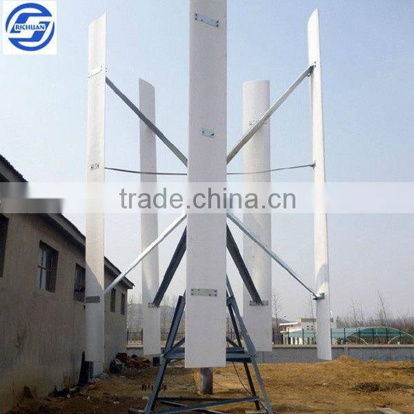 60KW VAWT Vertical Axis Wind Turbine electric generating windmills for sale permanent magnet generator