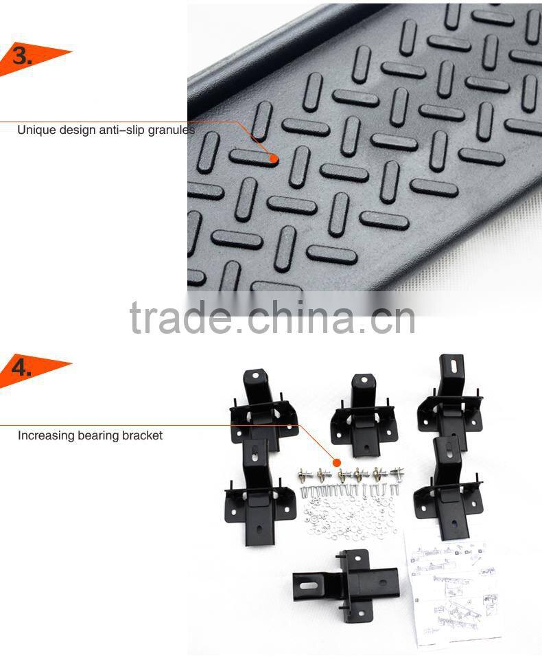 High quality Running Board From Carsion Side Step for Jeep Wrangler 2 Door