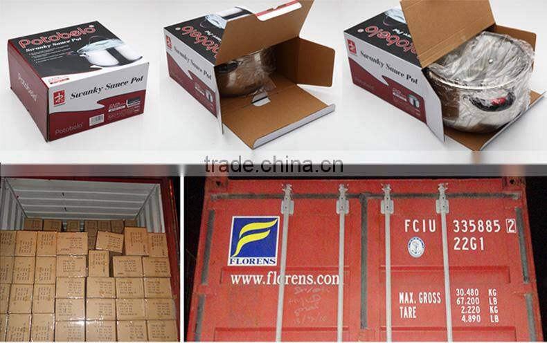 Elegant European Style Stainless Steel Saucepot