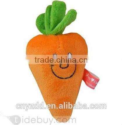 plush carrot toy/Novelty home decor plush carrot toys