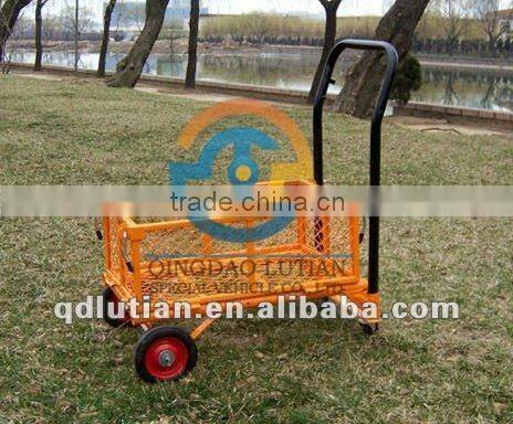 tool cart, platform handtruck, hand truck, wood carrying cart