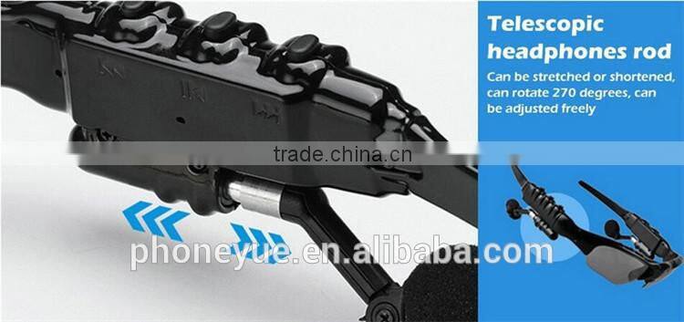 2016 newest handfree call music sport stereo wireless bluetooth headset sunglasses